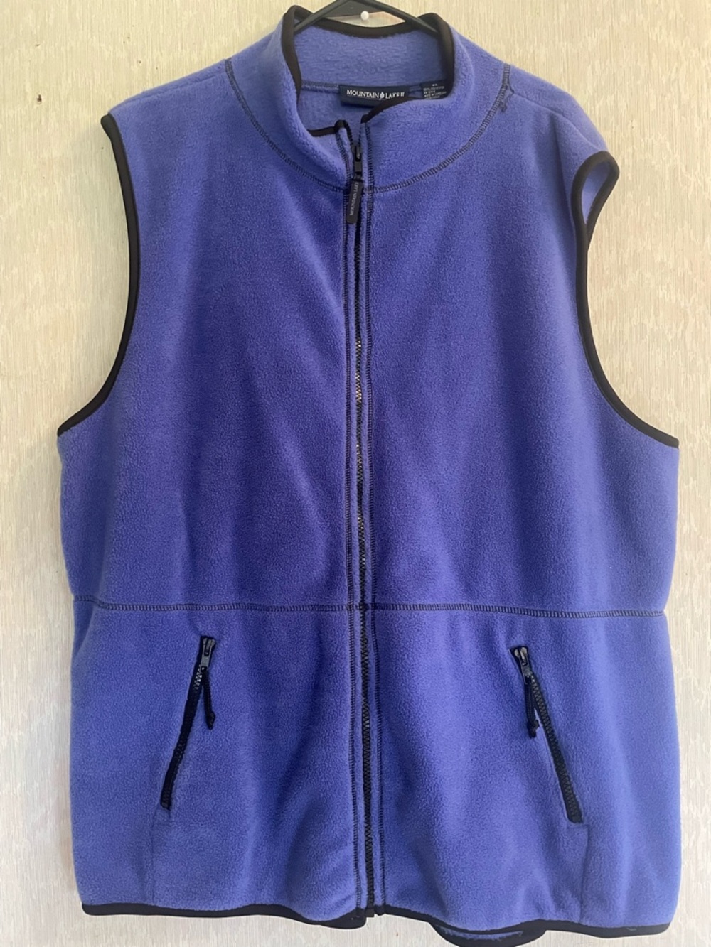 C0015 Mountain Lake II Lavender Fleece Jacket with Black Trim
